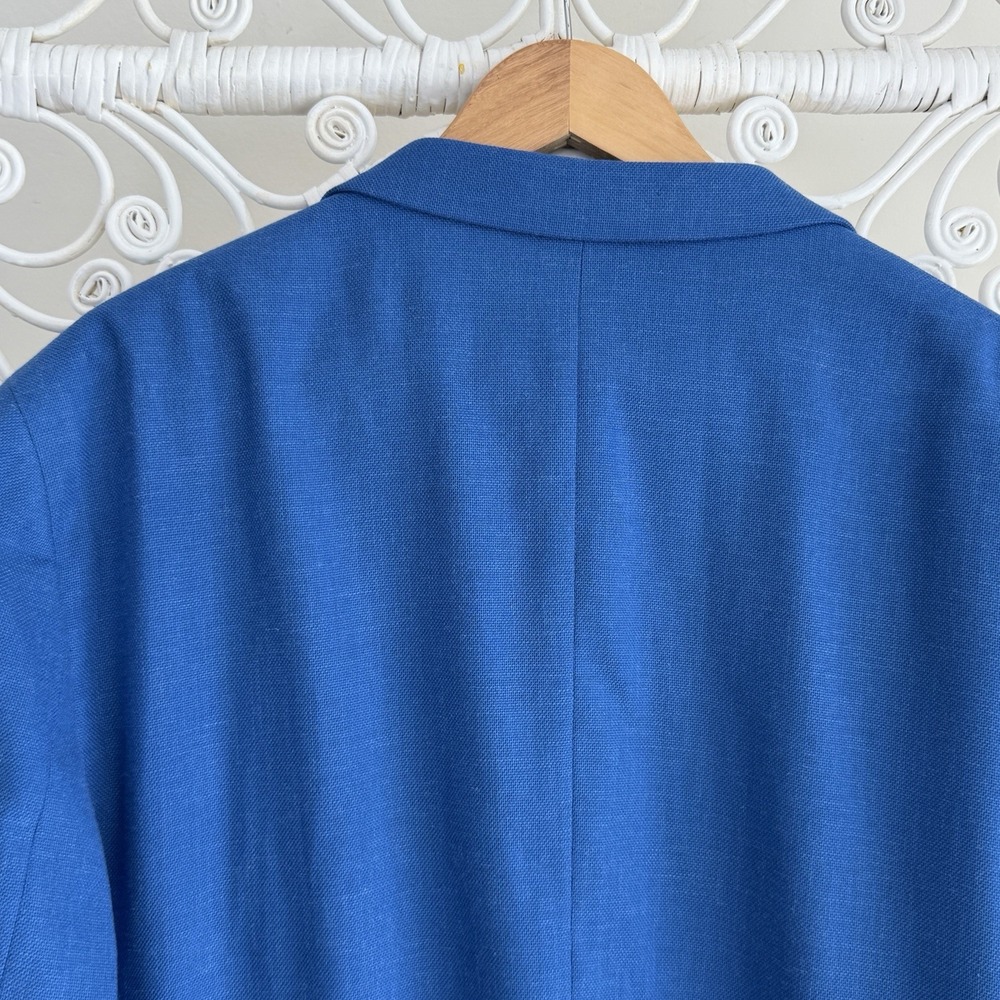 Jos A Bank Blazer Mens 46R Blue Stretch Tailored Fit Sport Coat Dinner Jacket - Picture 7 of 15
